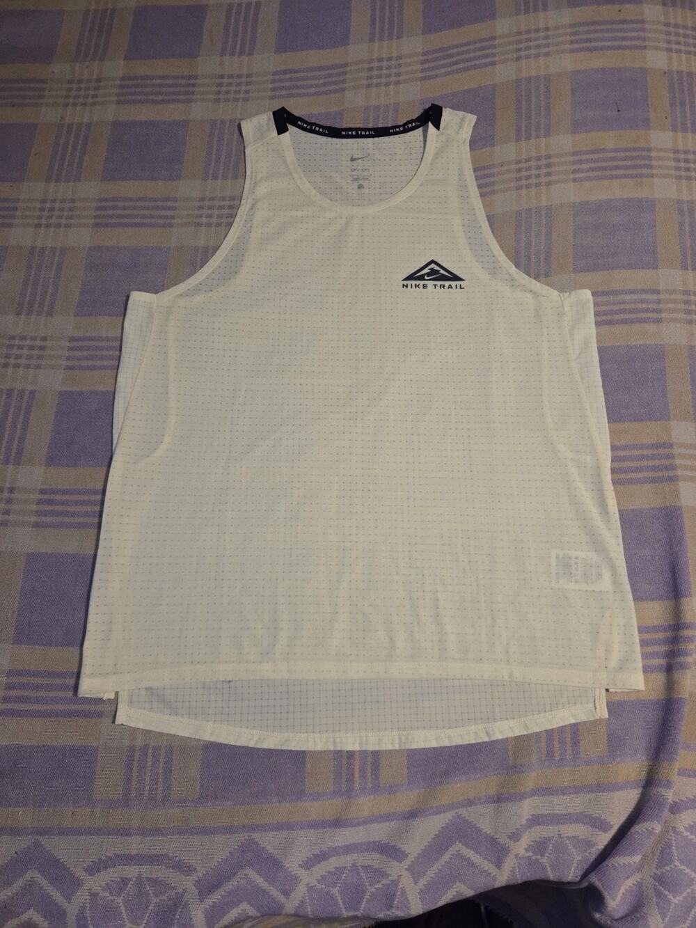 Men Nike Trail DRI-FIT Large Tank Top Sleeveless Running Shirt 2023 EUC